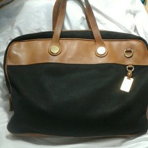 Dooney & Bourke Tan and Black Tote
